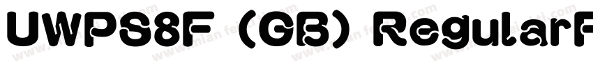 UWPS8F (GB) RegularF字体转换